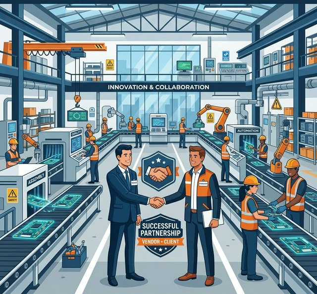 Cracent connecting client with local manufacturing vendors