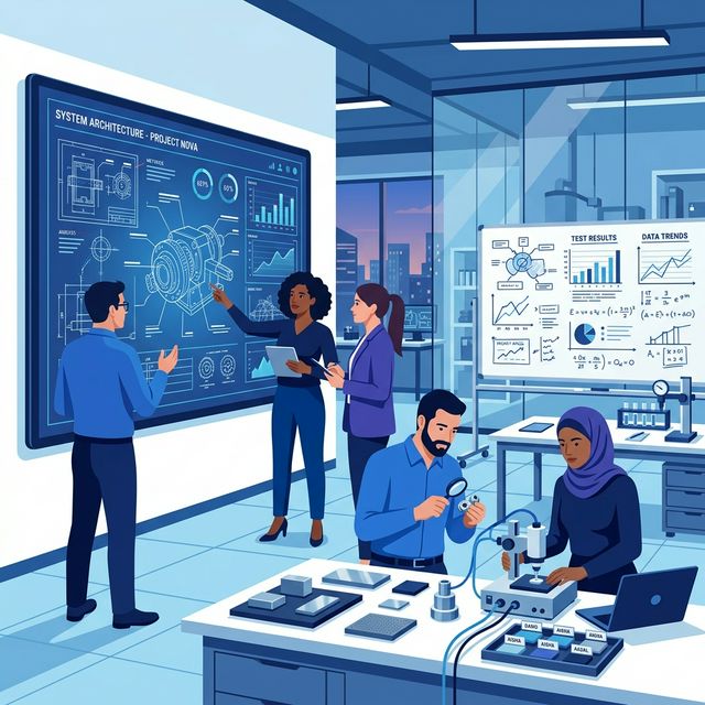 Cracent R&D team conducting product research